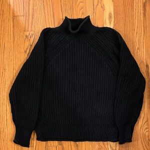 J. Crew Women’s Black Knit Turtleneck Sweater